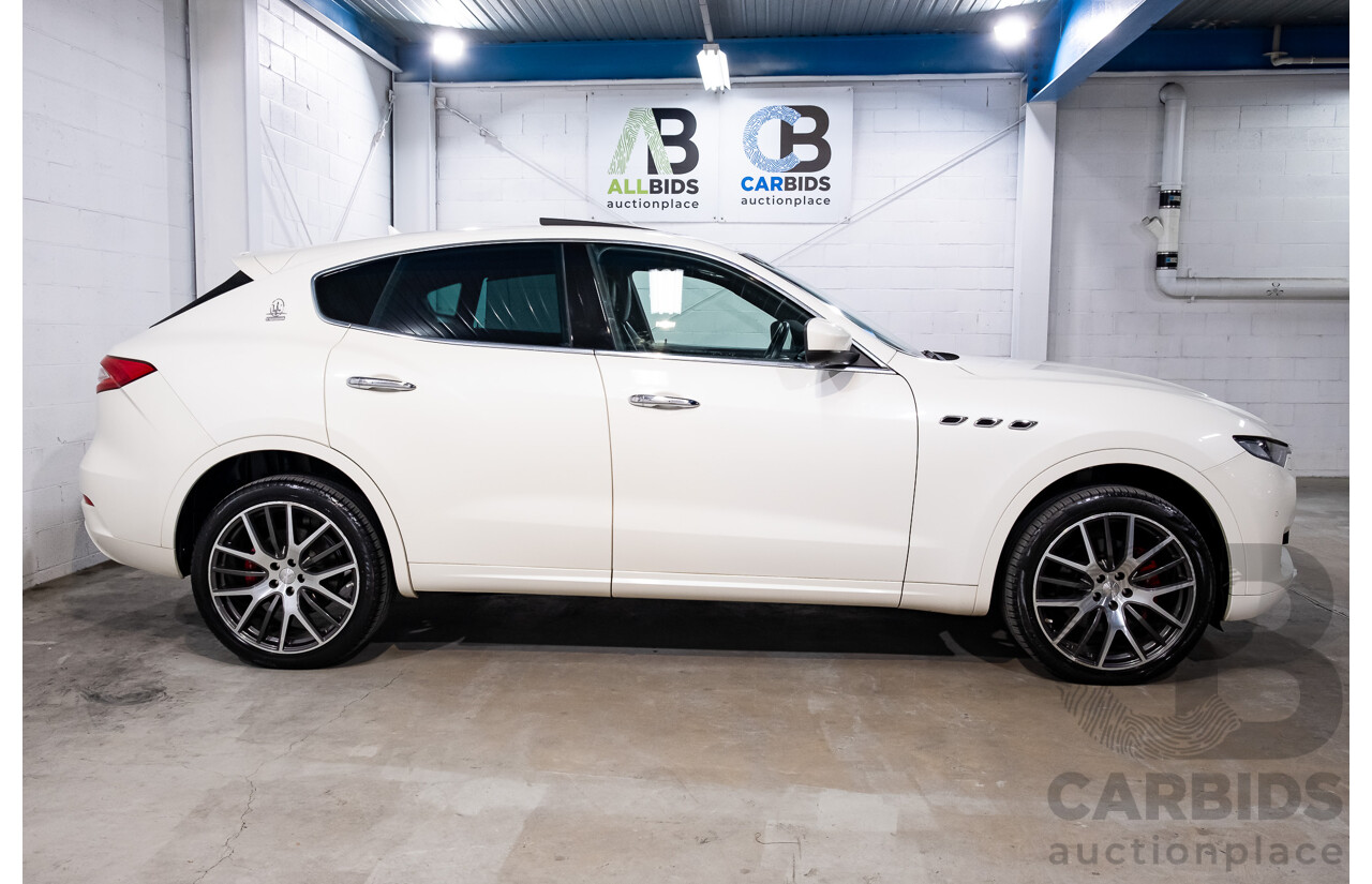 2/2017 Maserati Levante (AWD) M161 MY17 4d Wagon White Turbo Diesel V6 3.0L
