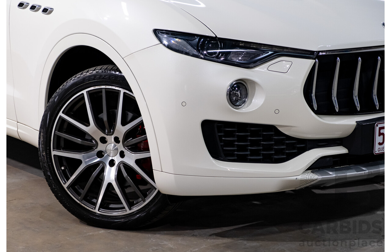 2/2017 Maserati Levante (AWD) M161 MY17 4d Wagon White Turbo Diesel V6 3.0L