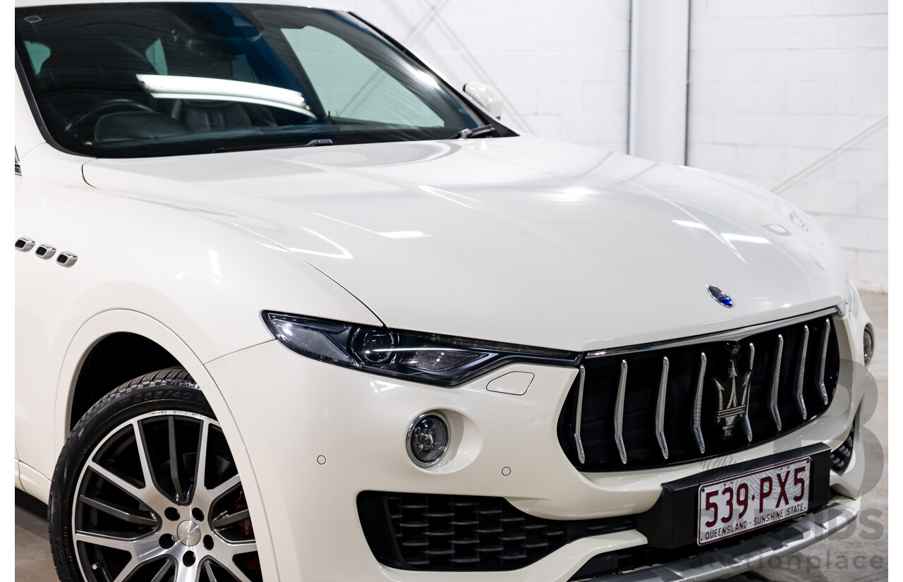 2/2017 Maserati Levante (AWD) M161 MY17 4d Wagon White Turbo Diesel V6 3.0L