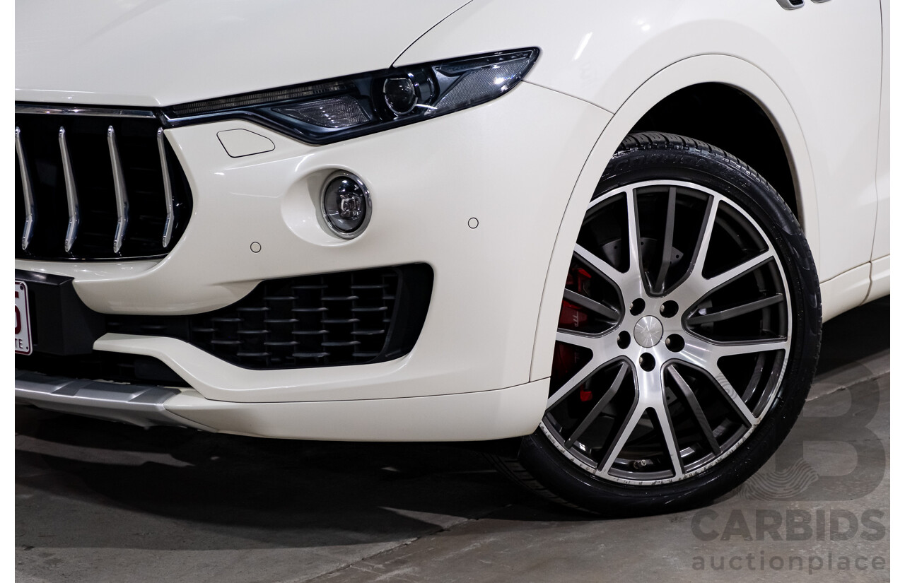 2/2017 Maserati Levante (AWD) M161 MY17 4d Wagon White Turbo Diesel V6 3.0L