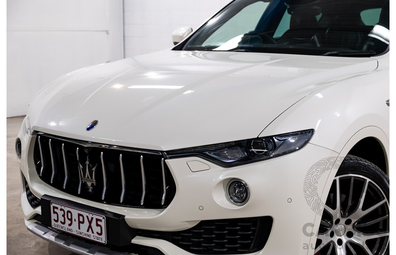 2/2017 Maserati Levante (AWD) M161 MY17 4d Wagon White Turbo Diesel V6 3.0L