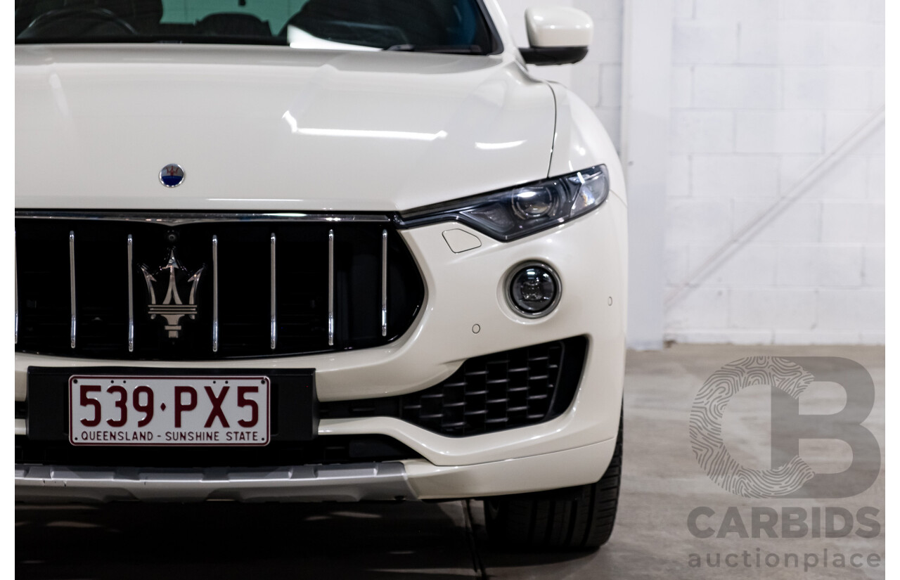 2/2017 Maserati Levante (AWD) M161 MY17 4d Wagon White Turbo Diesel V6 3.0L