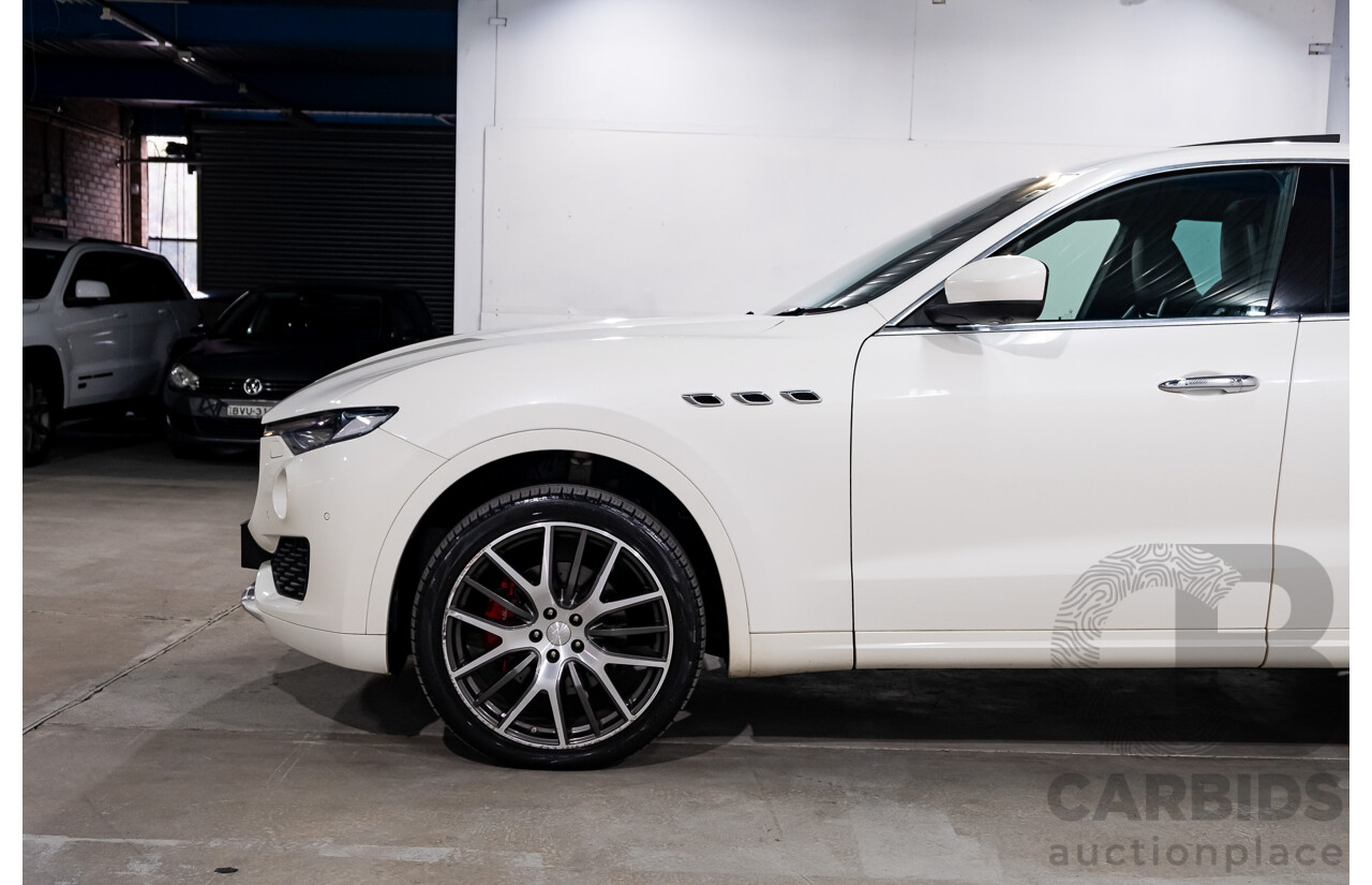 2/2017 Maserati Levante (AWD) M161 MY17 4d Wagon White Turbo Diesel V6 3.0L