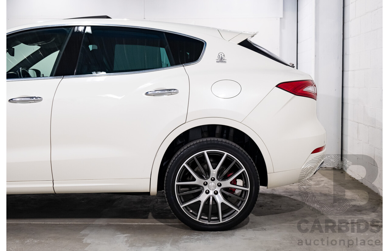 2/2017 Maserati Levante (AWD) M161 MY17 4d Wagon White Turbo Diesel V6 3.0L