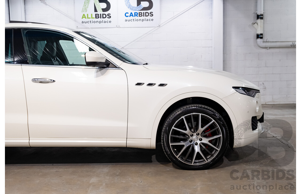 2/2017 Maserati Levante (AWD) M161 MY17 4d Wagon White Turbo Diesel V6 3.0L