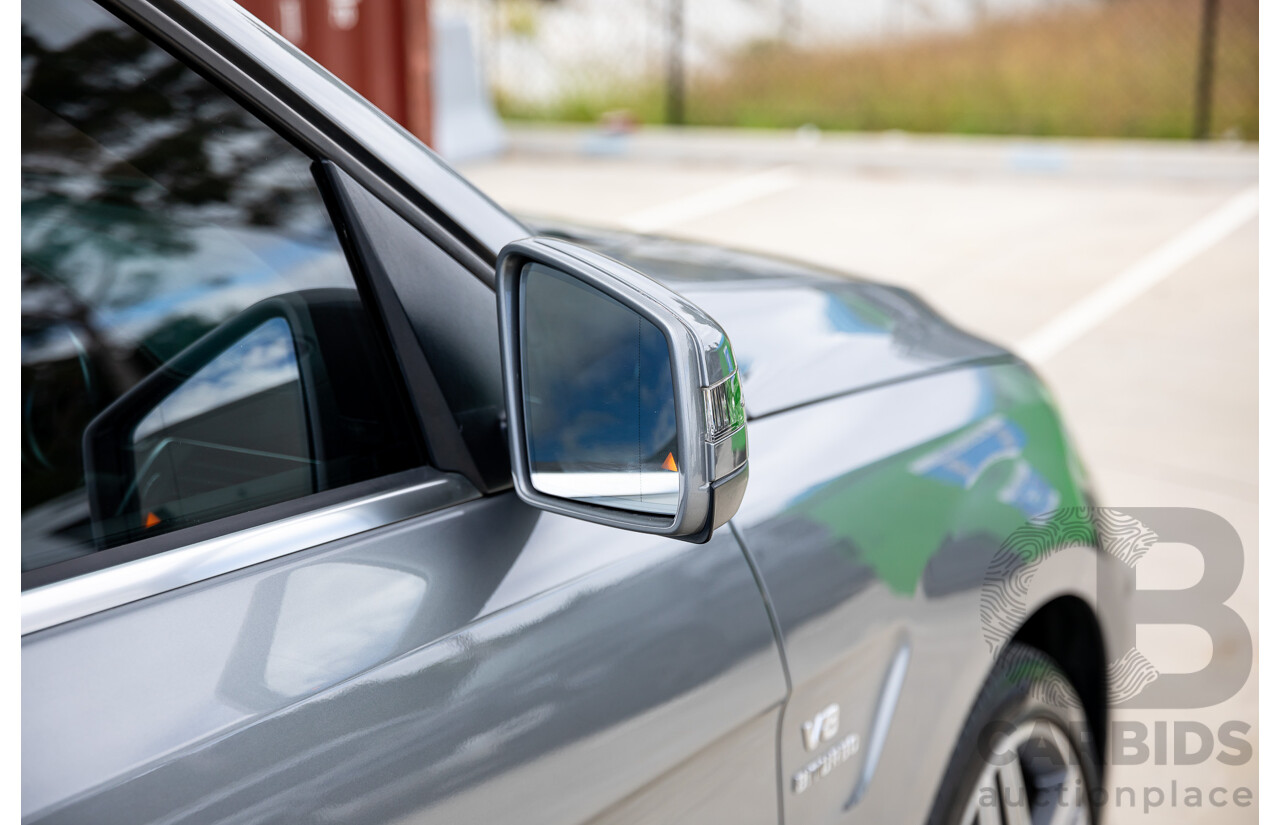 6/2012 Mercedes-Benz ML 63 AMG (4x4) 166 4d Wagon Palladium Silver Metallic Twin Turbo V8 5.5L