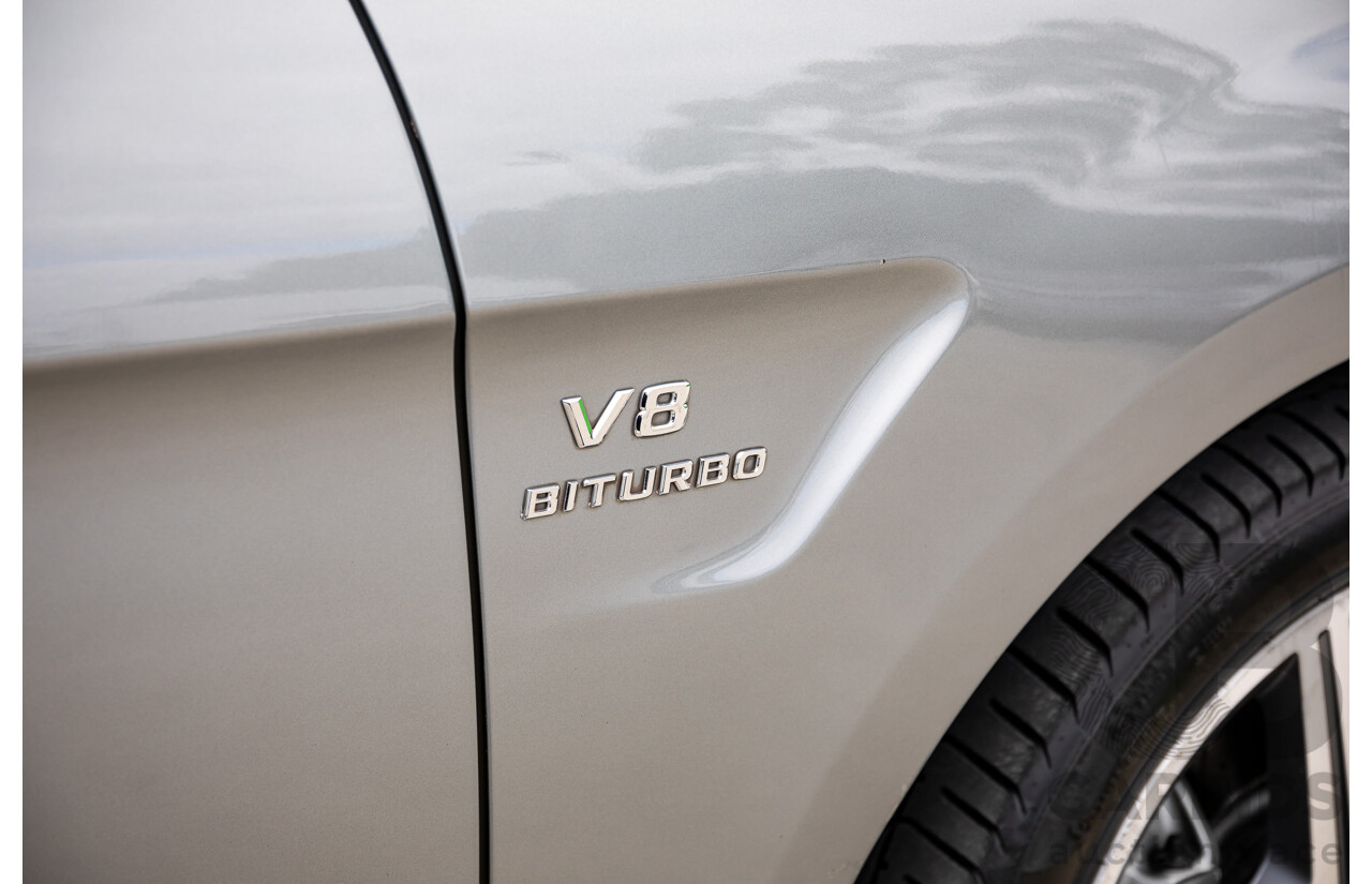 6/2012 Mercedes-Benz ML 63 AMG (4x4) 166 4d Wagon Palladium Silver Metallic Twin Turbo V8 5.5L