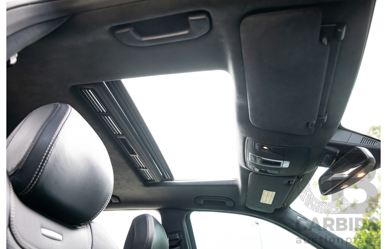 6/2012 Mercedes-Benz ML 63 AMG (4x4) 166 4d Wagon Palladium Silver Metallic Twin Turbo V8 5.5L