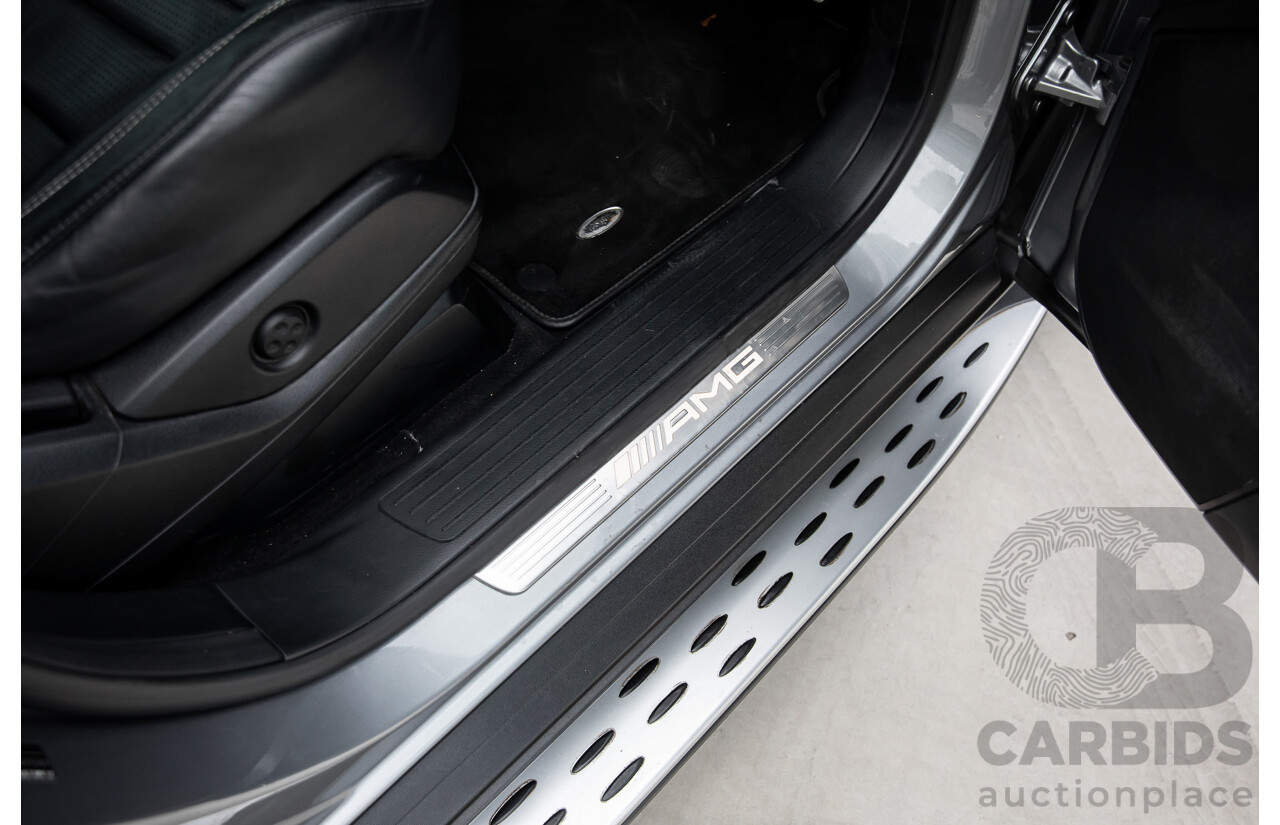 6/2012 Mercedes-Benz ML 63 AMG (4x4) 166 4d Wagon Palladium Silver Metallic Twin Turbo V8 5.5L