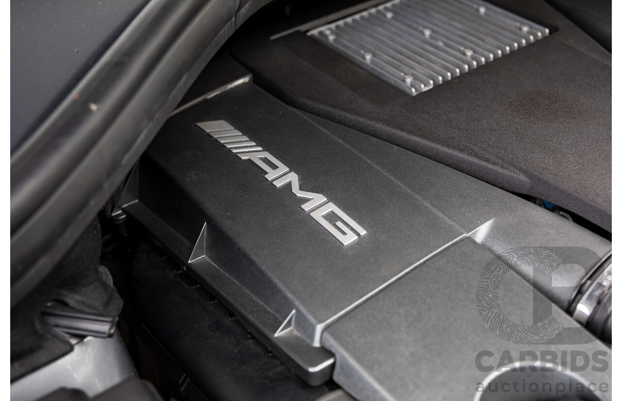 6/2012 Mercedes-Benz ML 63 AMG (4x4) 166 4d Wagon Palladium Silver Metallic Twin Turbo V8 5.5L