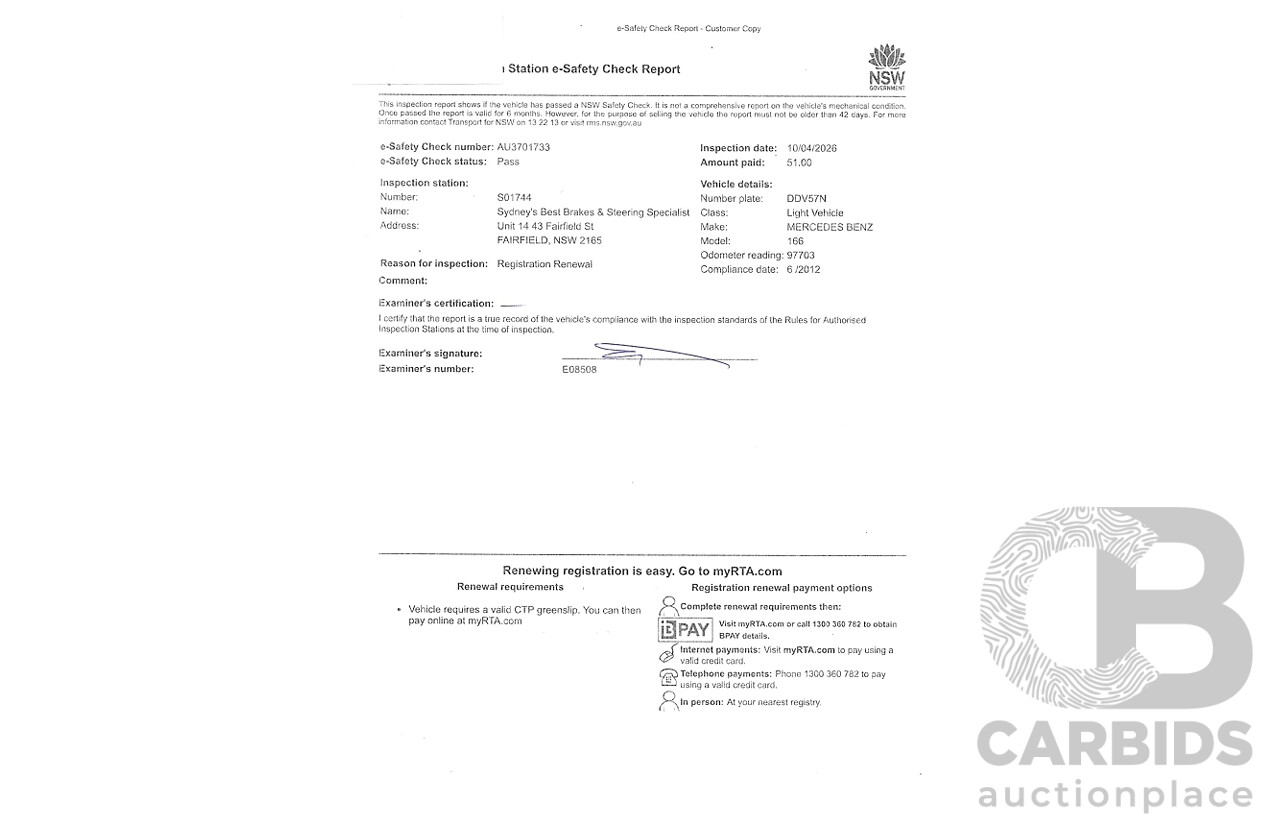 6/2012 Mercedes-Benz ML 63 AMG (4x4) 166 4d Wagon Palladium Silver Metallic Twin Turbo V8 5.5L