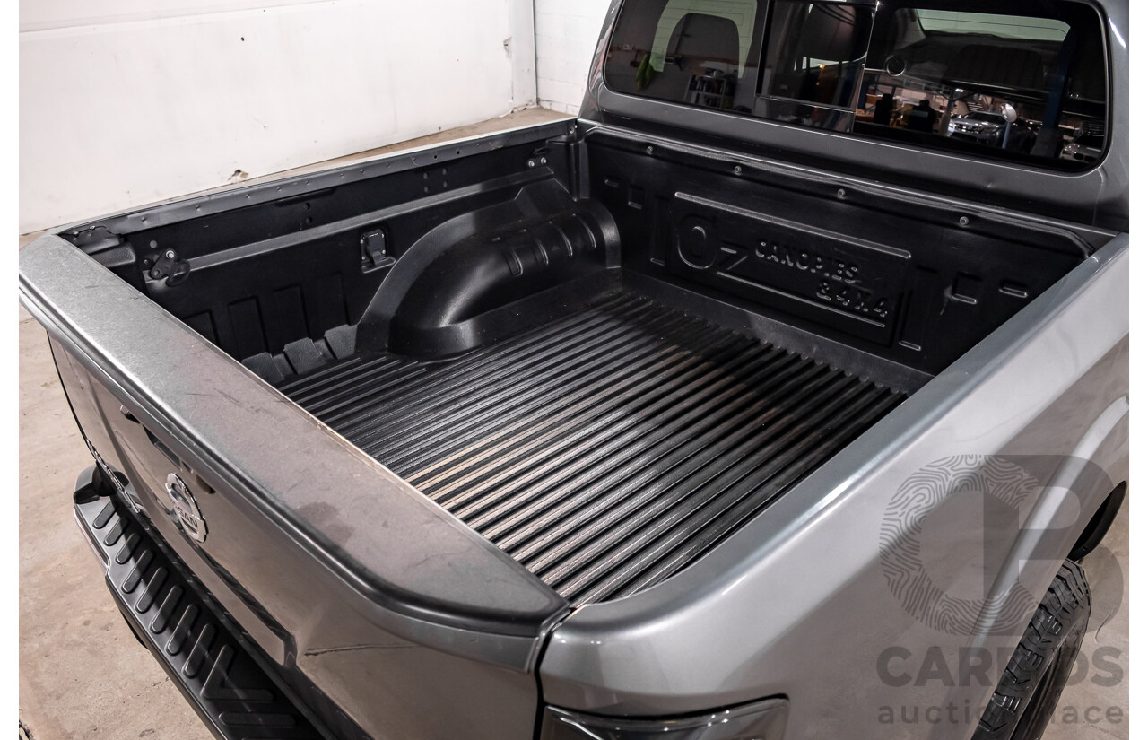 04/2017 Nissan Navara ST (4x4) D23 Series II Dual Cab Utility Grey Turbo Diesel 2.3L
