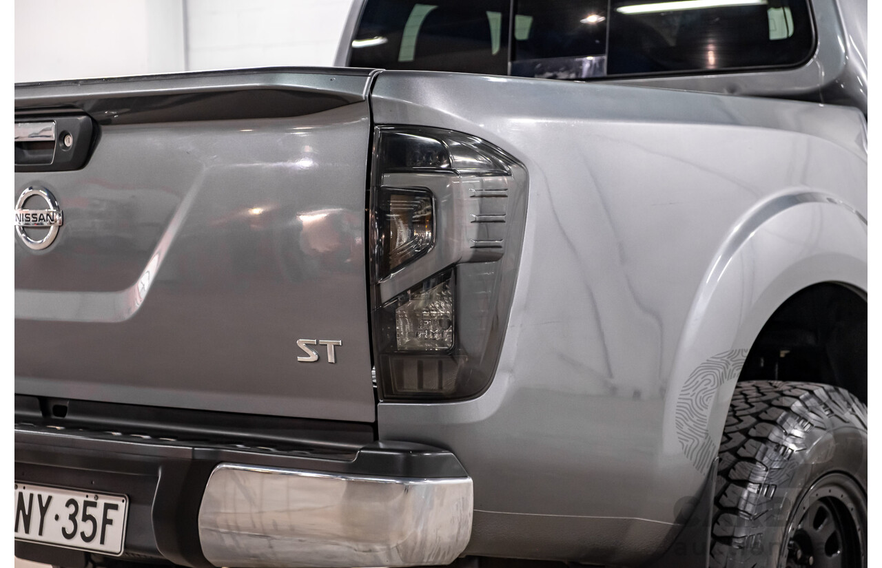 04/2017 Nissan Navara ST (4x4) D23 Series II Dual Cab Utility Grey Turbo Diesel 2.3L