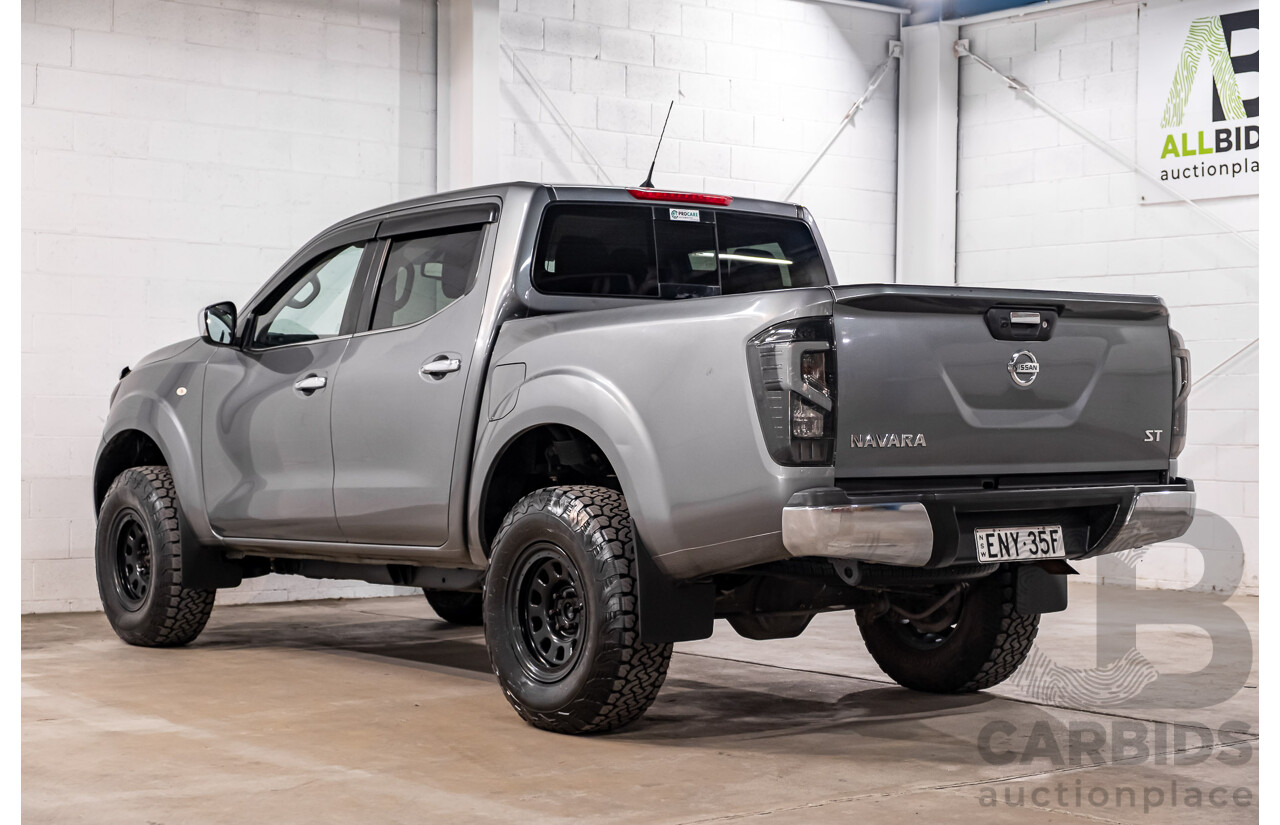 04/2017 Nissan Navara ST (4x4) D23 Series II Dual Cab Utility Grey Turbo Diesel 2.3L