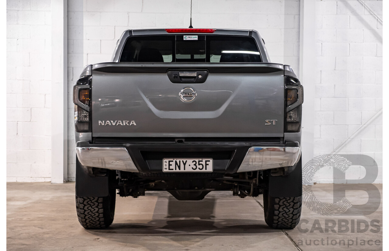 04/2017 Nissan Navara ST (4x4) D23 Series II Dual Cab Utility Grey Turbo Diesel 2.3L