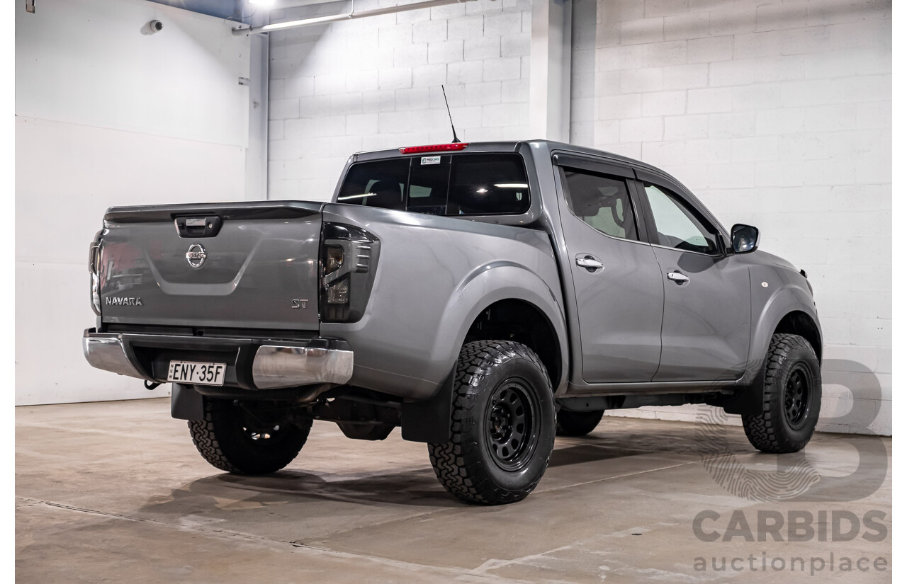 04/2017 Nissan Navara ST (4x4) D23 Series II Dual Cab Utility Grey Turbo Diesel 2.3L