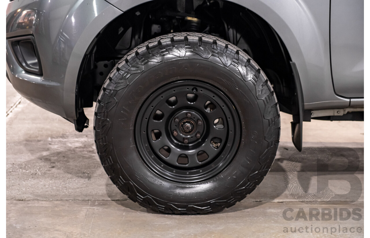 04/2017 Nissan Navara ST (4x4) D23 Series II Dual Cab Utility Grey Turbo Diesel 2.3L