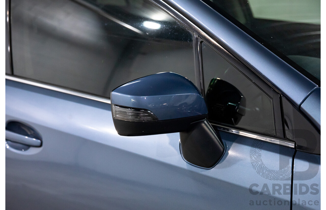 10/2017 Subaru Levorg 1.6 GT (AWD) AWD MY18 4D Wagon Steel Blue Grey Metallic Turbo 1.6L