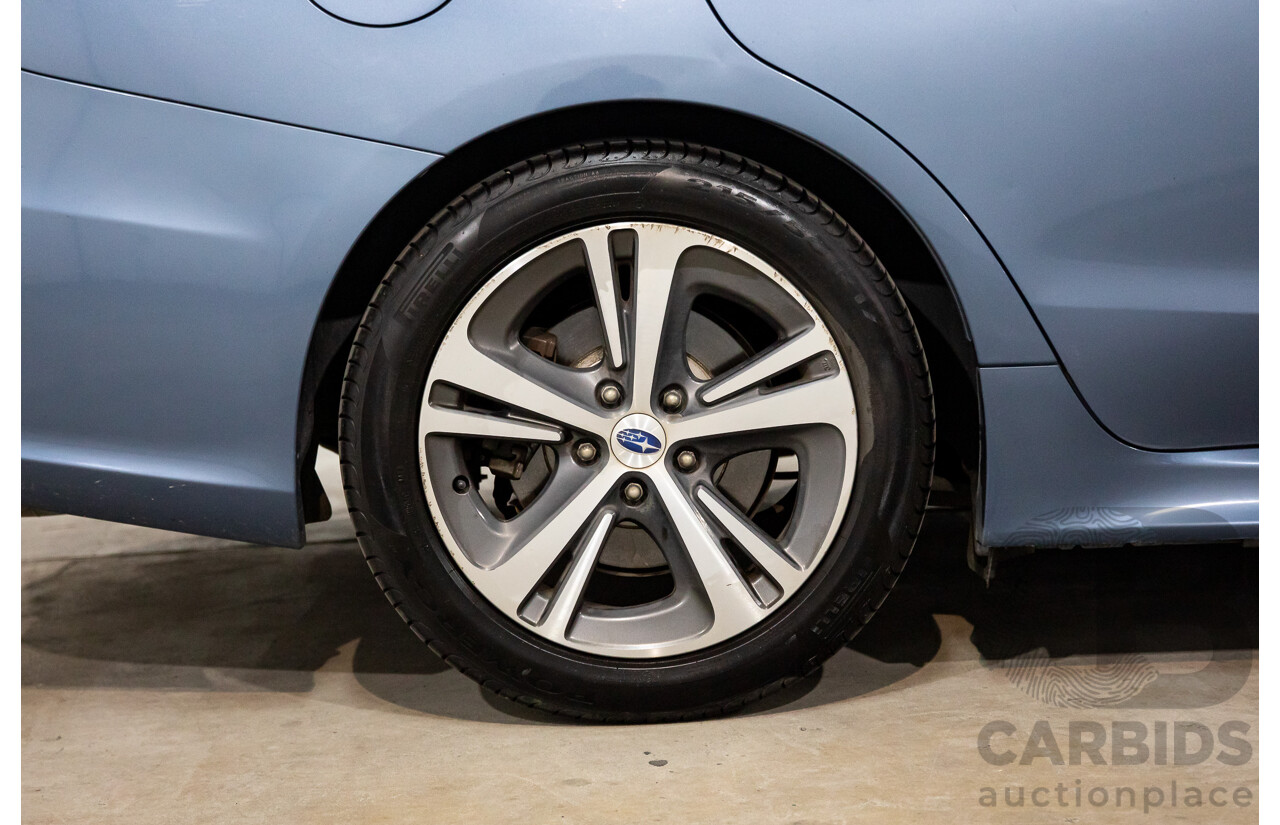 10/2017 Subaru Levorg 1.6 GT (AWD) AWD MY18 4D Wagon Steel Blue Grey Metallic Turbo 1.6L