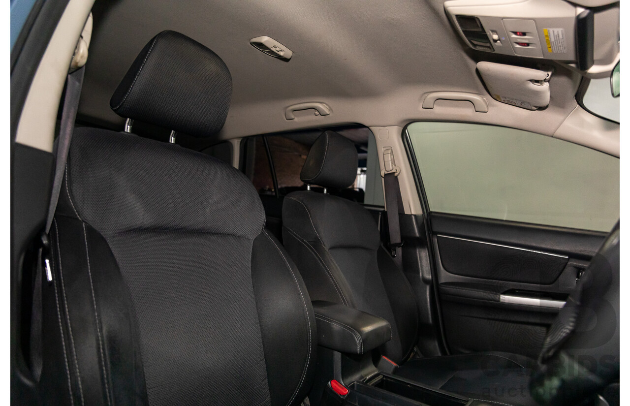 10/2017 Subaru Levorg 1.6 GT (AWD) AWD MY18 4D Wagon Steel Blue Grey Metallic Turbo 1.6L