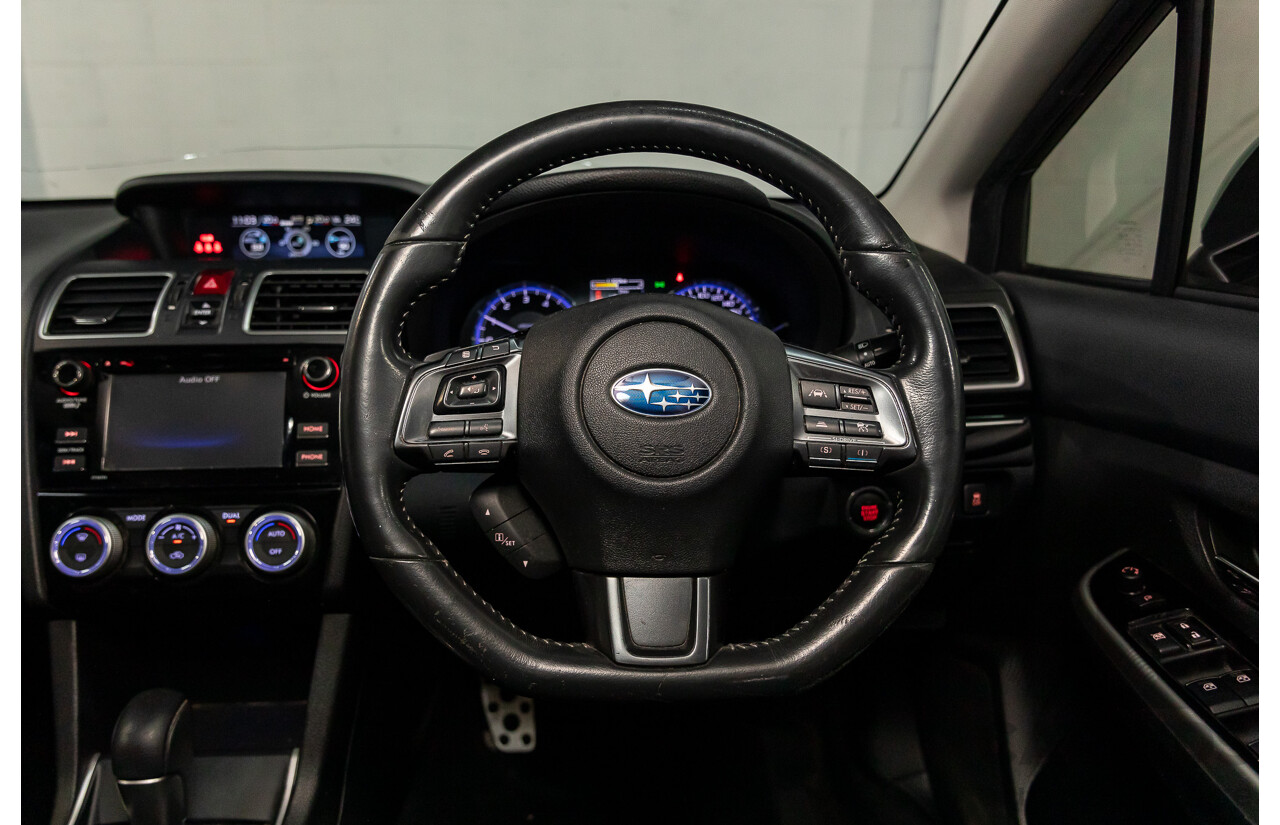 10/2017 Subaru Levorg 1.6 GT (AWD) AWD MY18 4D Wagon Steel Blue Grey Metallic Turbo 1.6L