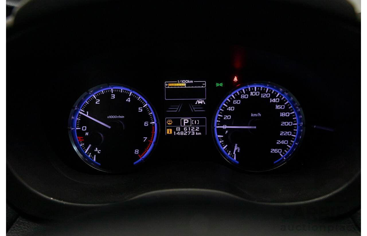 10/2017 Subaru Levorg 1.6 GT (AWD) AWD MY18 4D Wagon Steel Blue Grey Metallic Turbo 1.6L