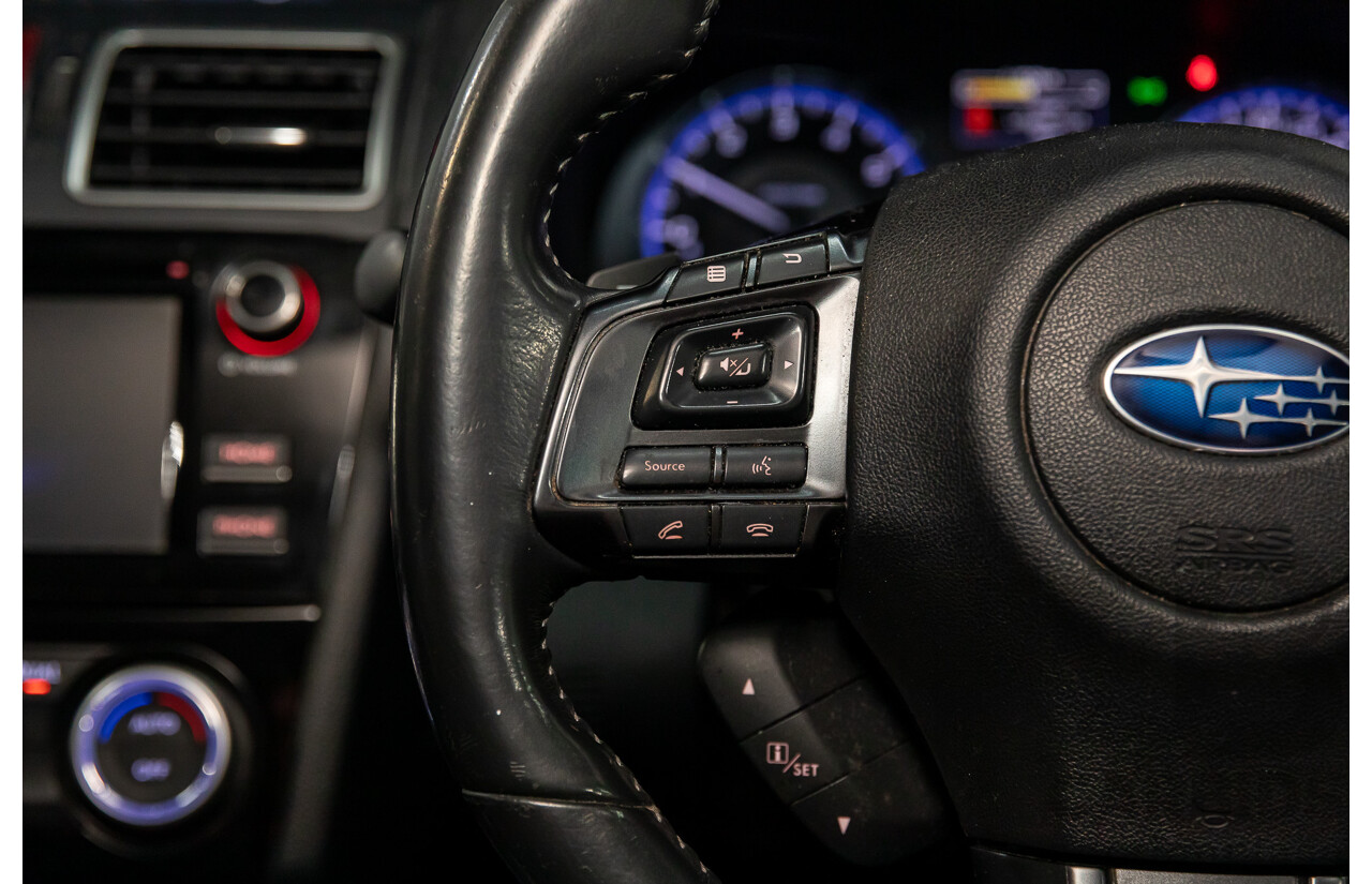 10/2017 Subaru Levorg 1.6 GT (AWD) AWD MY18 4D Wagon Steel Blue Grey Metallic Turbo 1.6L