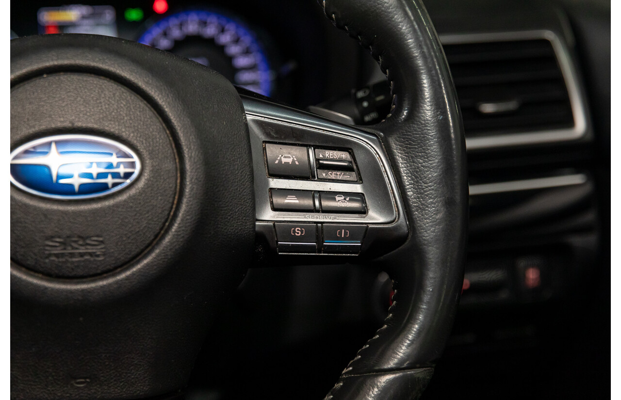 10/2017 Subaru Levorg 1.6 GT (AWD) AWD MY18 4D Wagon Steel Blue Grey Metallic Turbo 1.6L