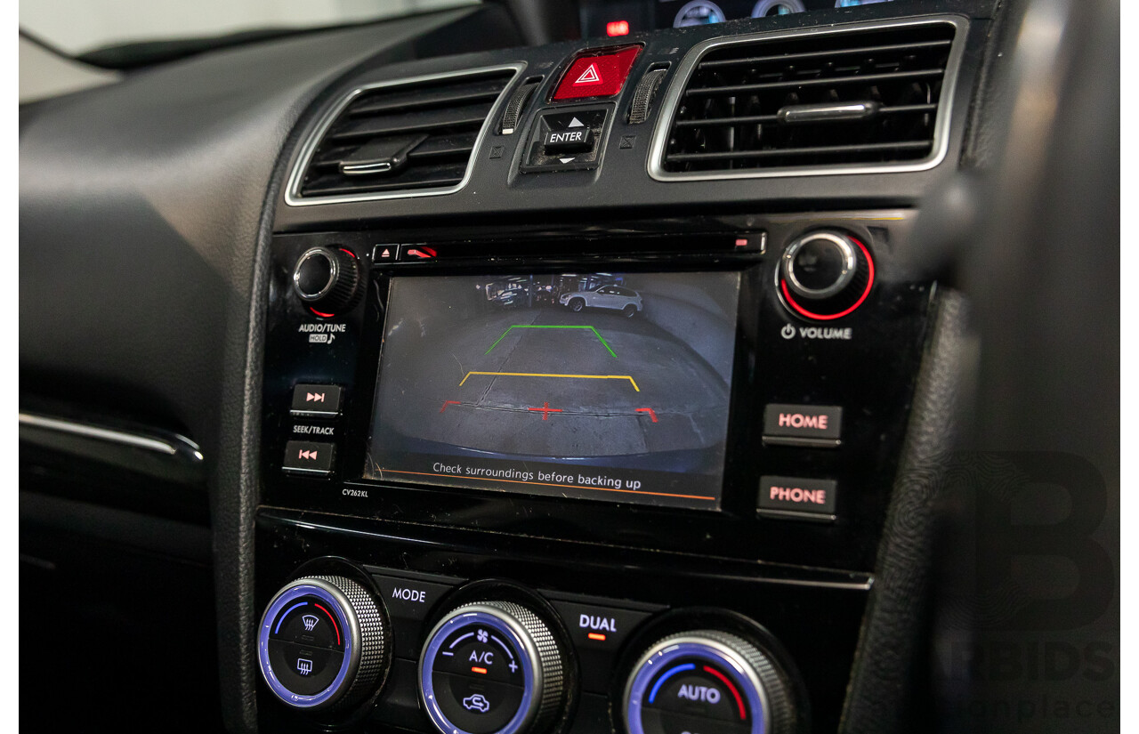 10/2017 Subaru Levorg 1.6 GT (AWD) AWD MY18 4D Wagon Steel Blue Grey Metallic Turbo 1.6L