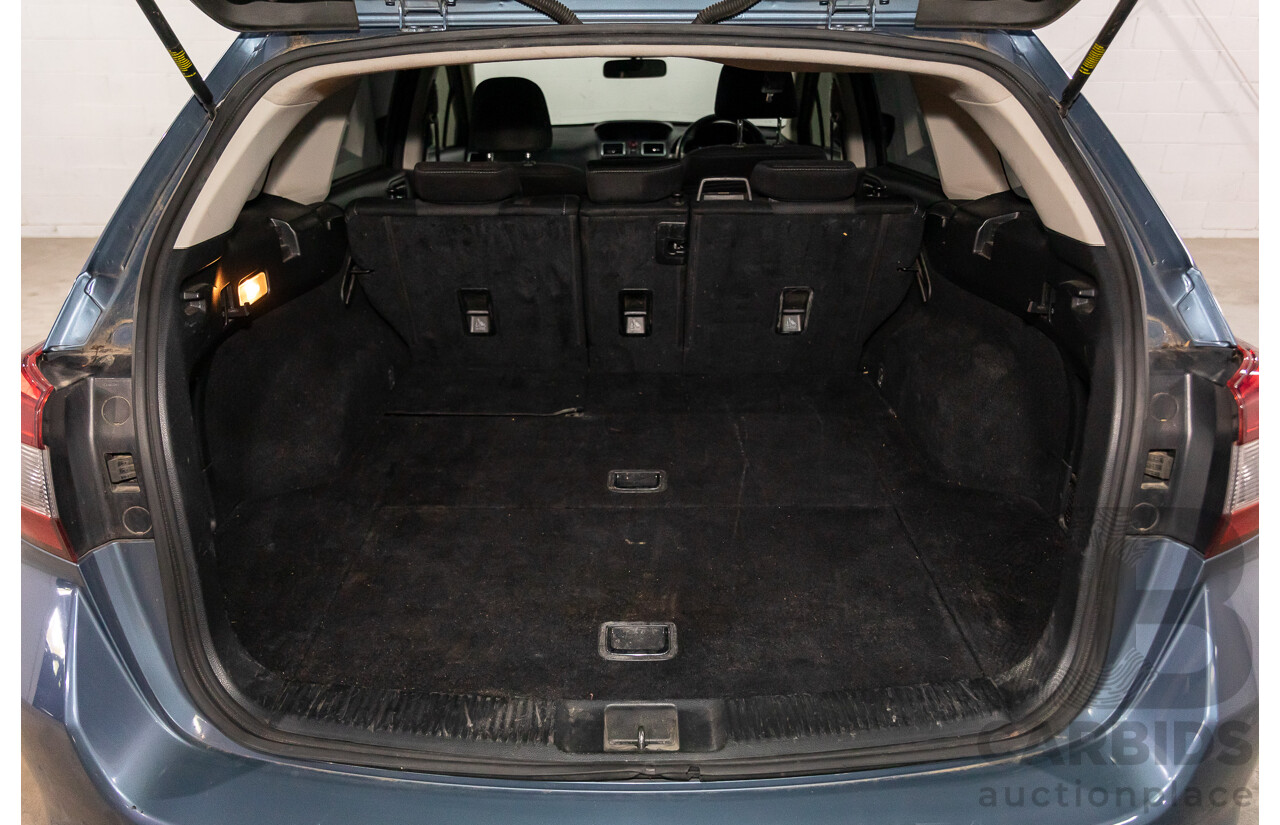 10/2017 Subaru Levorg 1.6 GT (AWD) AWD MY18 4D Wagon Steel Blue Grey Metallic Turbo 1.6L