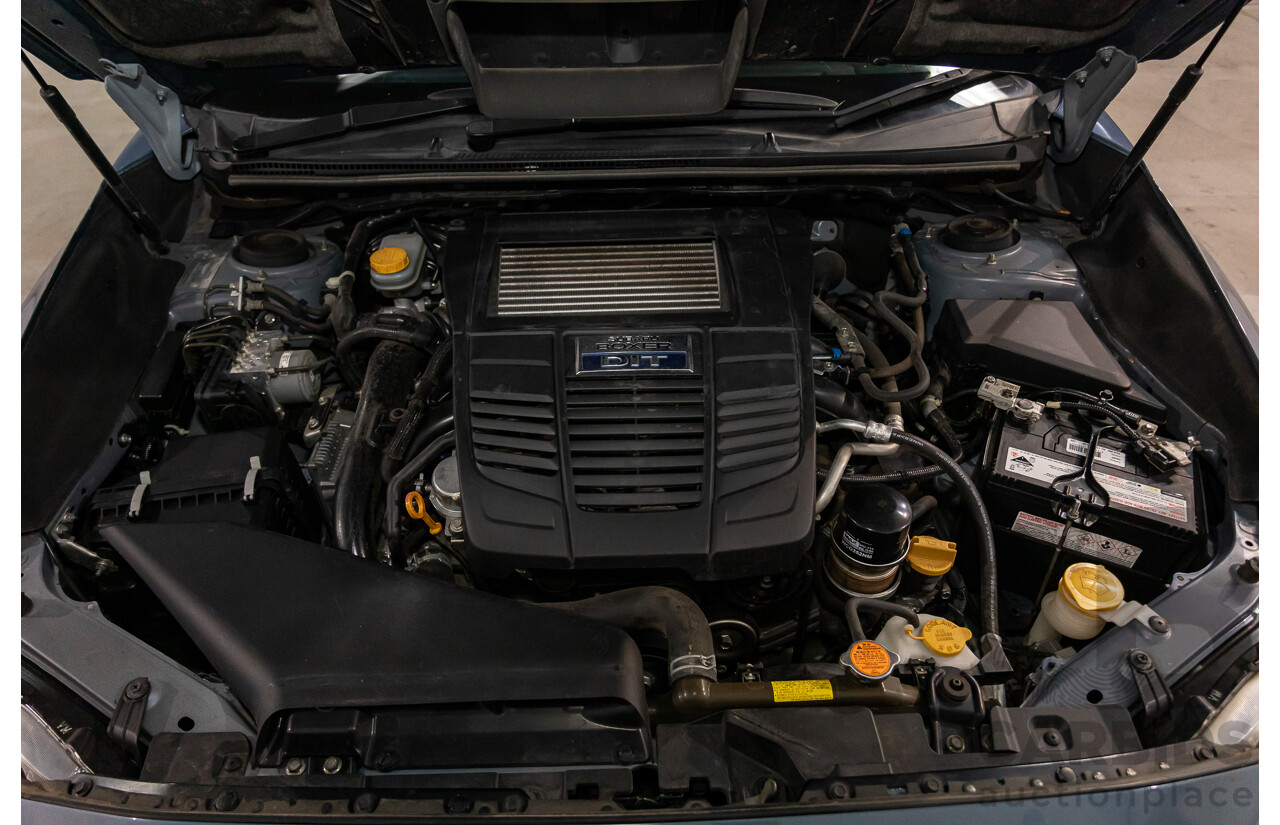 10/2017 Subaru Levorg 1.6 GT (AWD) AWD MY18 4D Wagon Steel Blue Grey Metallic Turbo 1.6L