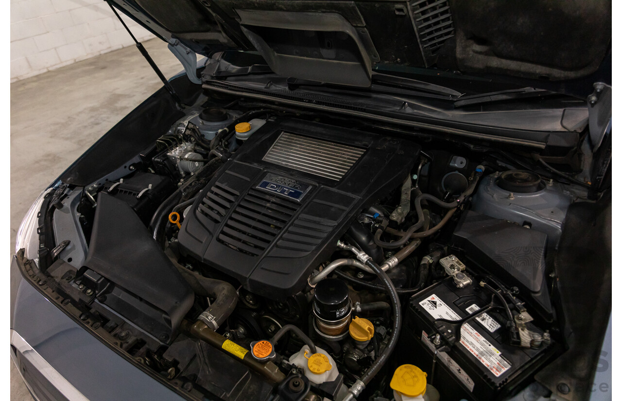 10/2017 Subaru Levorg 1.6 GT (AWD) AWD MY18 4D Wagon Steel Blue Grey Metallic Turbo 1.6L