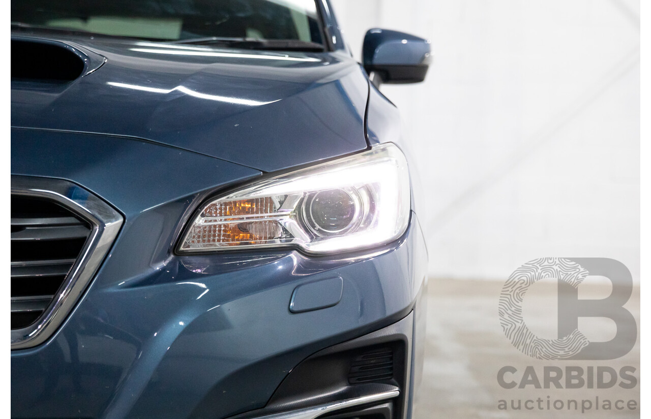 10/2017 Subaru Levorg 1.6 GT (AWD) AWD MY18 4D Wagon Steel Blue Grey Metallic Turbo 1.6L