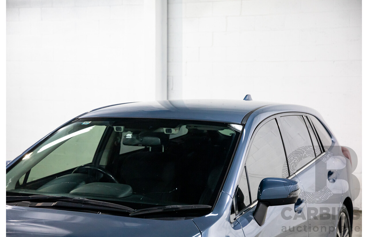 10/2017 Subaru Levorg 1.6 GT (AWD) AWD MY18 4D Wagon Steel Blue Grey Metallic Turbo 1.6L