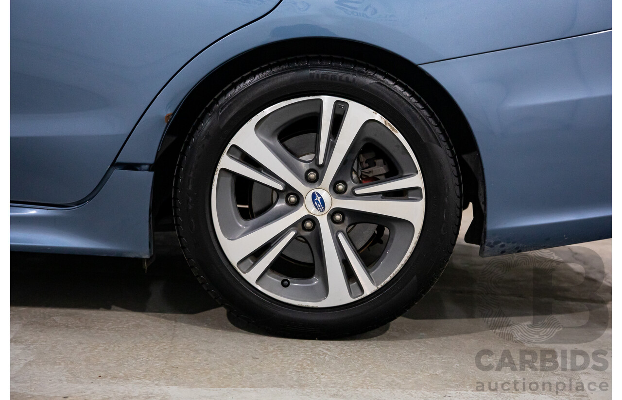 10/2017 Subaru Levorg 1.6 GT (AWD) AWD MY18 4D Wagon Steel Blue Grey Metallic Turbo 1.6L