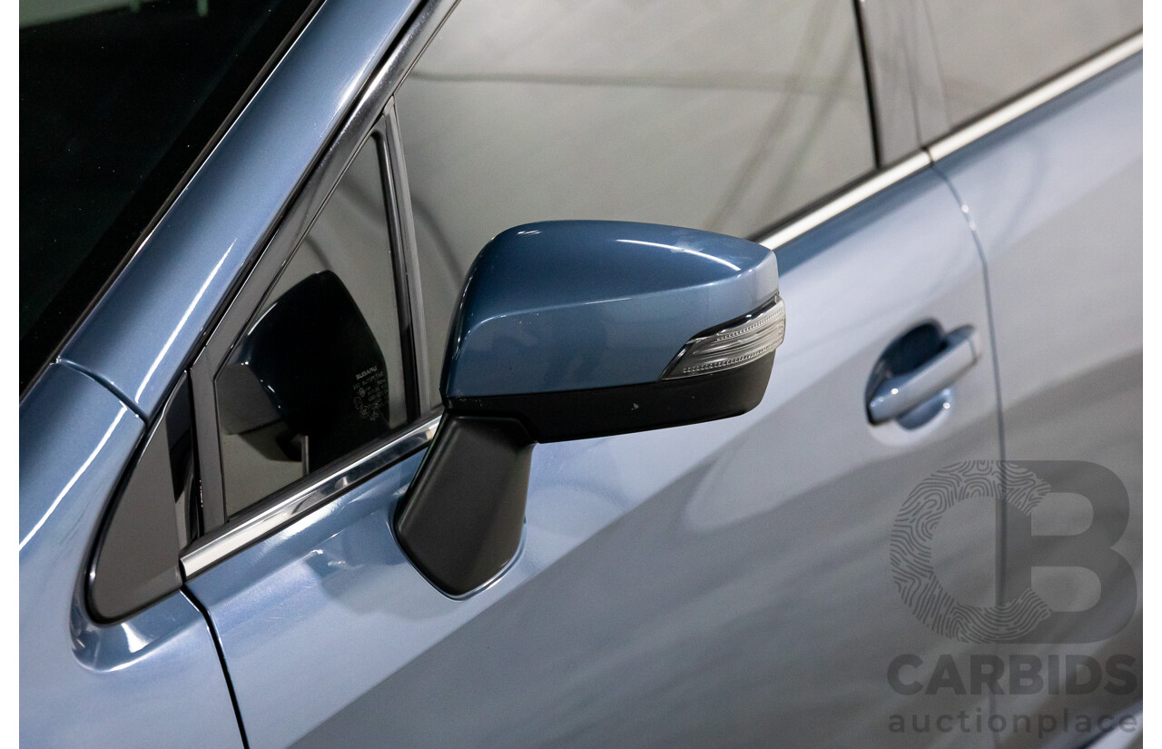 10/2017 Subaru Levorg 1.6 GT (AWD) AWD MY18 4D Wagon Steel Blue Grey Metallic Turbo 1.6L