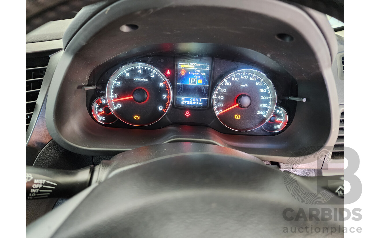 11/2013 Subaru Outback 2.5i MY14 4d Wagon Silver 2.5L