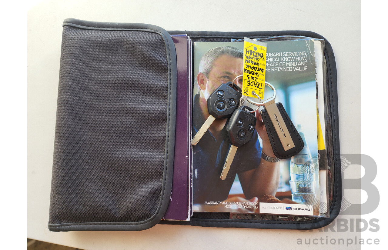 11/2013 Subaru Outback 2.5i MY14 4d Wagon Silver 2.5L