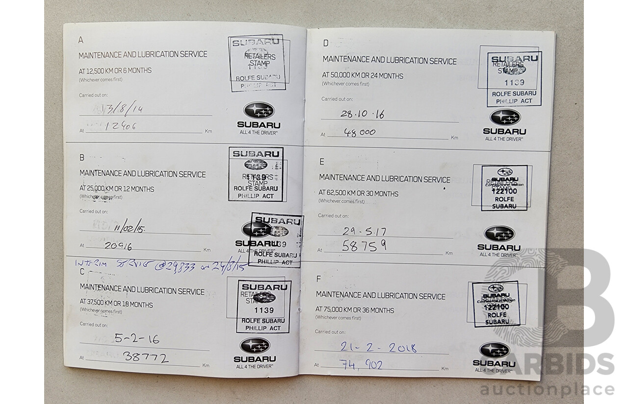 11/2013 Subaru Outback 2.5i MY14 4d Wagon Silver 2.5L