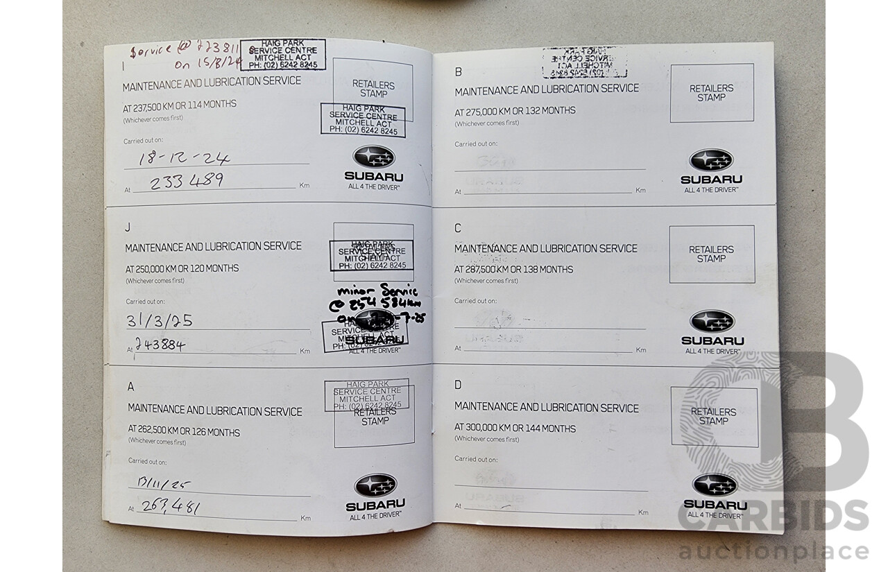 11/2013 Subaru Outback 2.5i MY14 4d Wagon Silver 2.5L