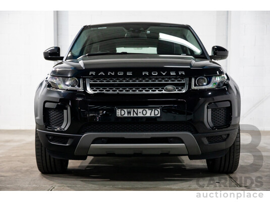 3/2018 Land Rover Range Rover Evoque TD4 150 SE (AWD) L538 MY16 4d Wagon Santorini Black Metallic Turbo Diesel 2.0L