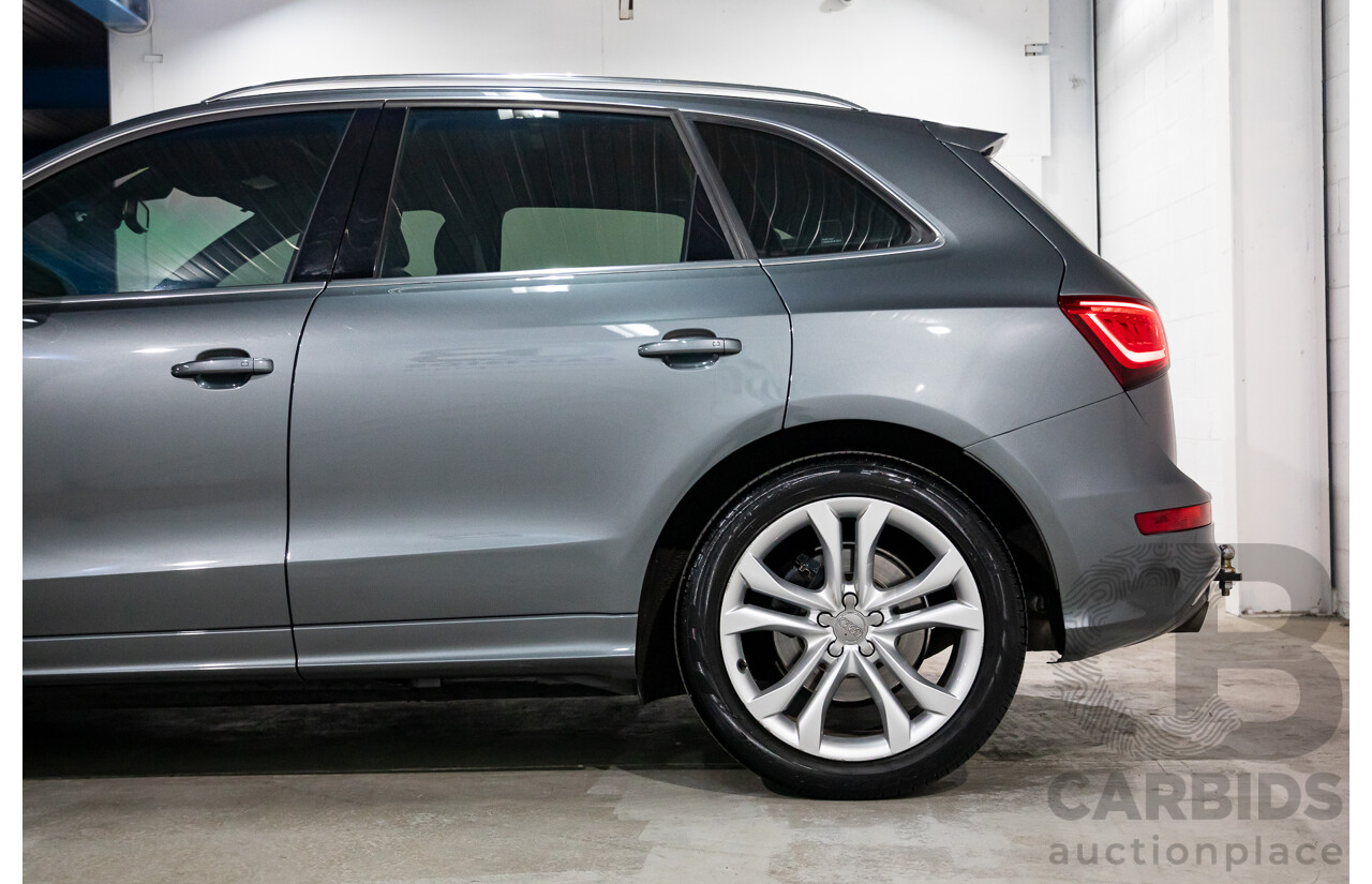 6/2014 Audi SQ5 3.0 TDI Quattro 8R MY14 5d Wagon Monsoon Grey Metallic Twin Turbo Diesel V6 3.0L
