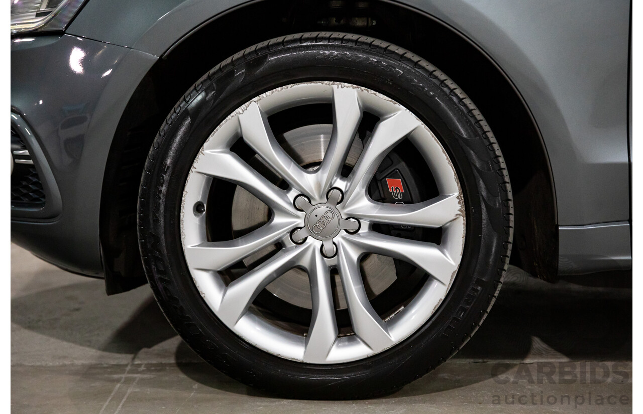 6/2014 Audi SQ5 3.0 TDI Quattro 8R MY14 5d Wagon Monsoon Grey Metallic Twin Turbo Diesel V6 3.0L