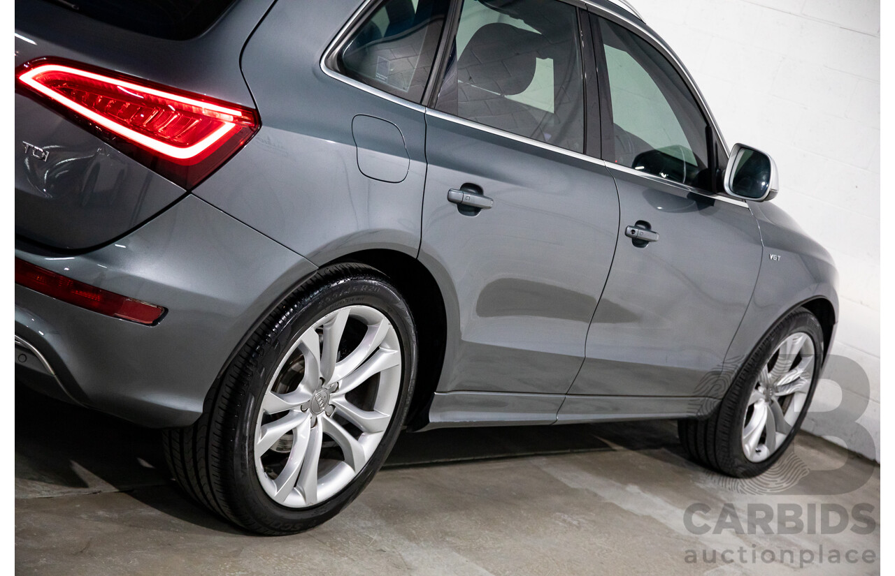 6/2014 Audi SQ5 3.0 TDI Quattro 8R MY14 5d Wagon Monsoon Grey Metallic Twin Turbo Diesel V6 3.0L
