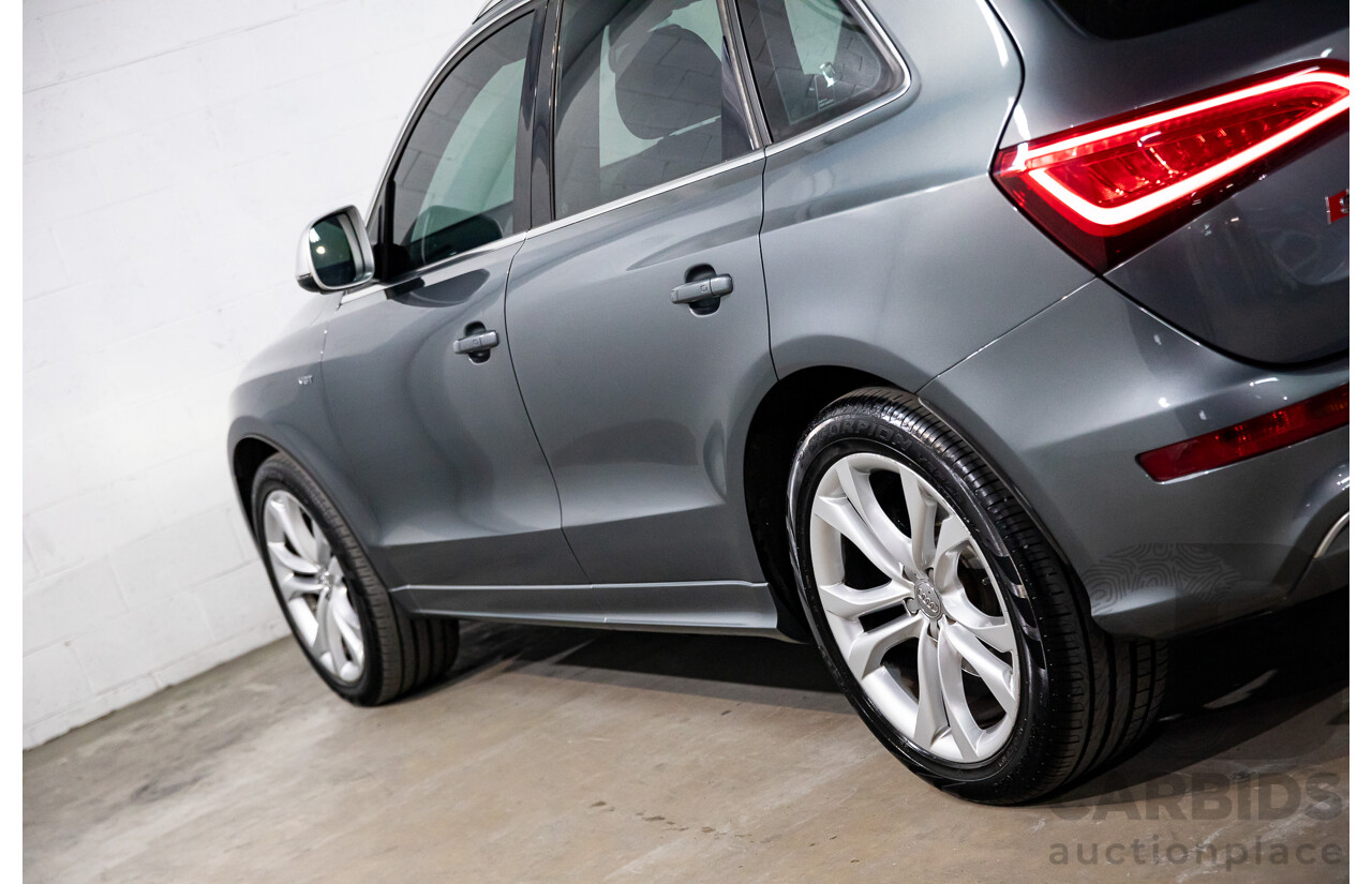 6/2014 Audi SQ5 3.0 TDI Quattro 8R MY14 5d Wagon Monsoon Grey Metallic Twin Turbo Diesel V6 3.0L