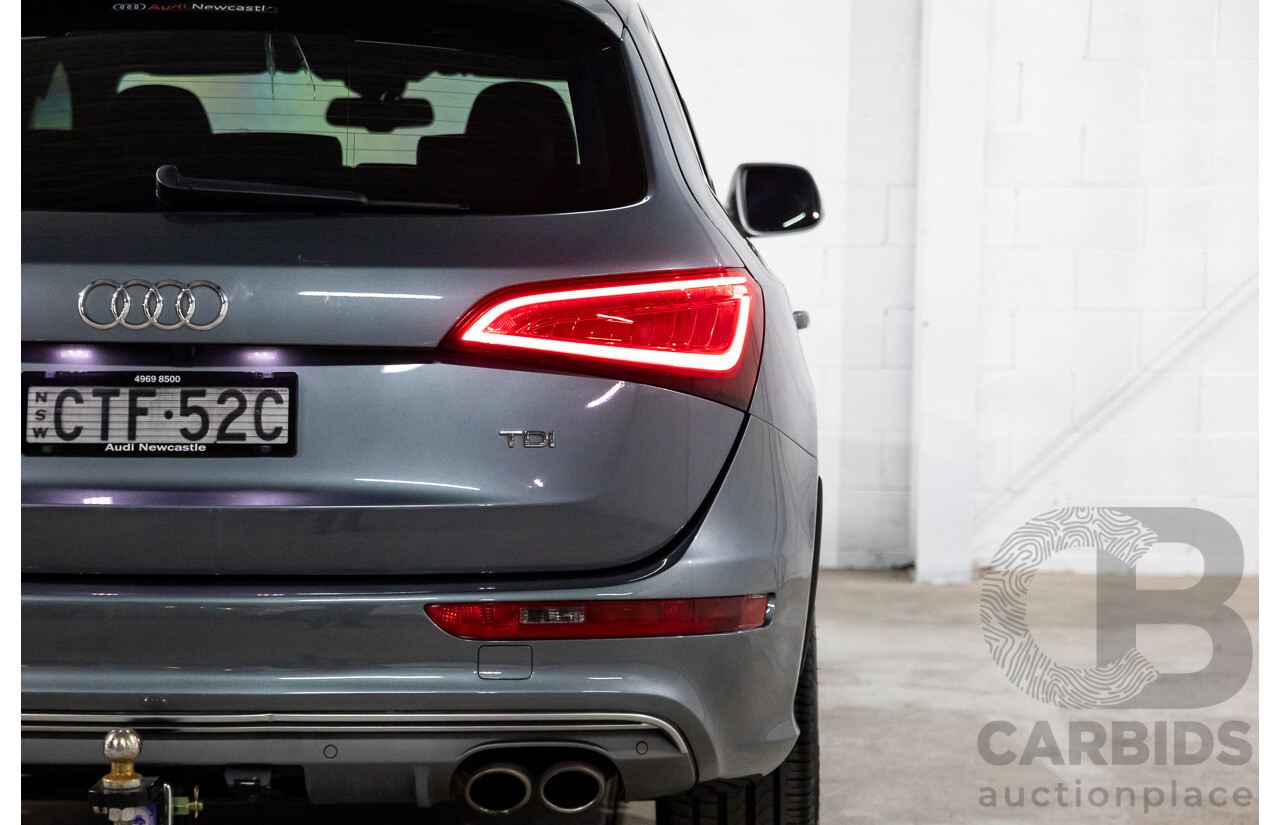 6/2014 Audi SQ5 3.0 TDI Quattro 8R MY14 5d Wagon Monsoon Grey Metallic Twin Turbo Diesel V6 3.0L