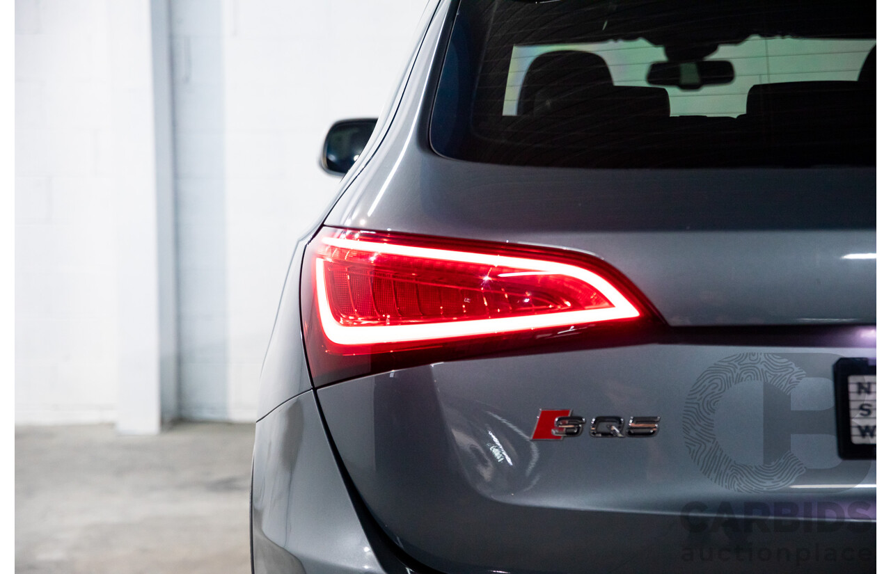 6/2014 Audi SQ5 3.0 TDI Quattro 8R MY14 5d Wagon Monsoon Grey Metallic Twin Turbo Diesel V6 3.0L