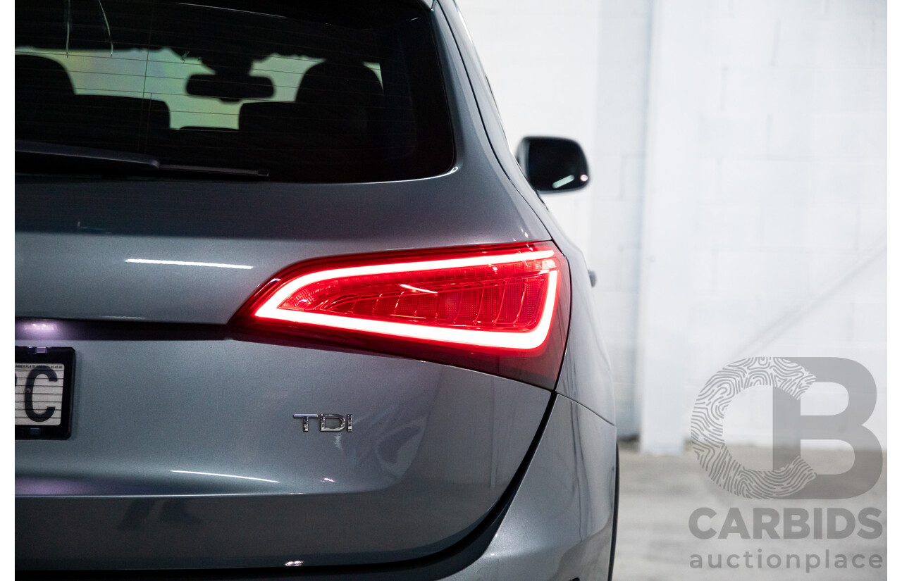 6/2014 Audi SQ5 3.0 TDI Quattro 8R MY14 5d Wagon Monsoon Grey Metallic Twin Turbo Diesel V6 3.0L
