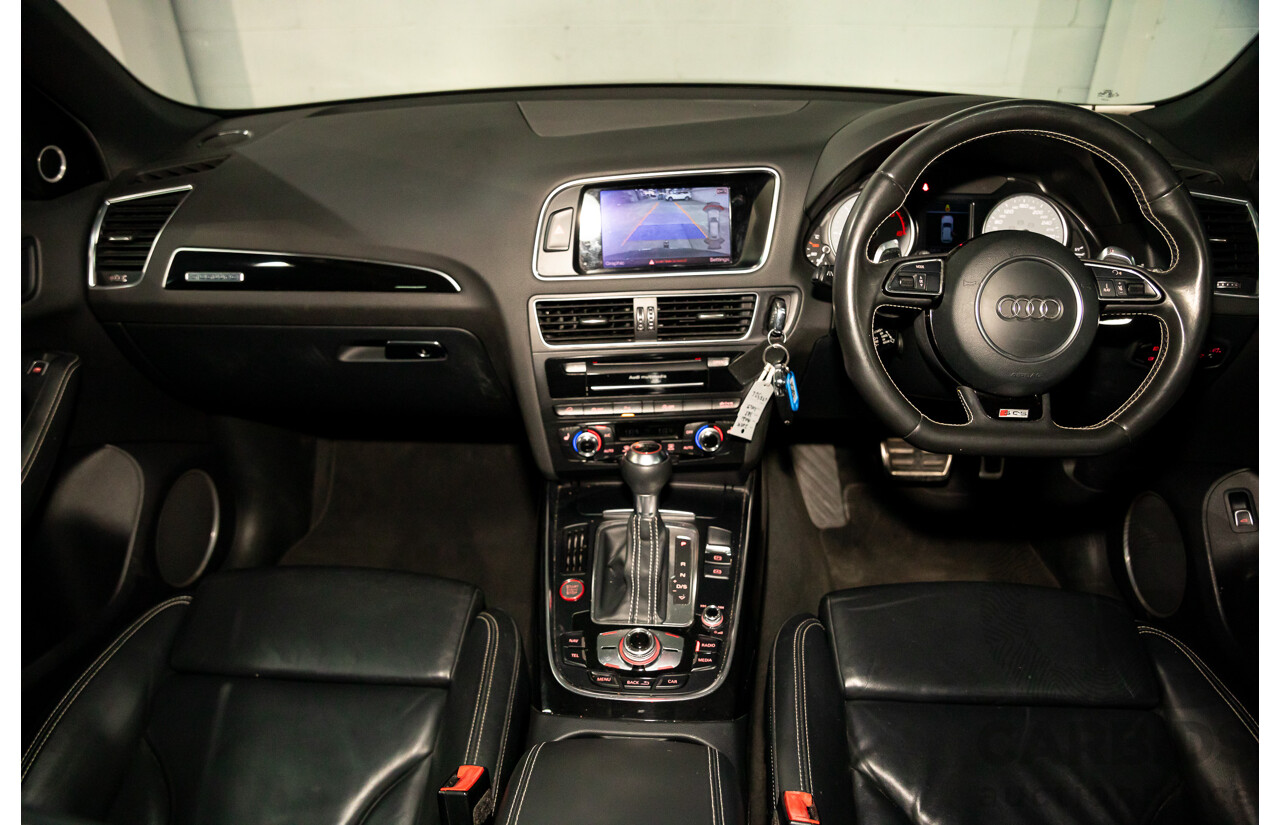 6/2014 Audi SQ5 3.0 TDI Quattro 8R MY14 5d Wagon Monsoon Grey Metallic Twin Turbo Diesel V6 3.0L