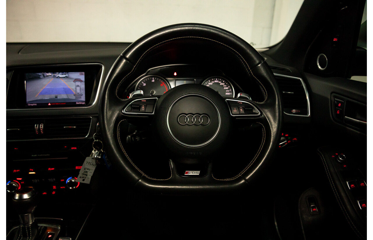 6/2014 Audi SQ5 3.0 TDI Quattro 8R MY14 5d Wagon Monsoon Grey Metallic Twin Turbo Diesel V6 3.0L